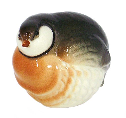 Stone Partridge Red Neck Bird Lomonosov Porcelain Collectible Figurine