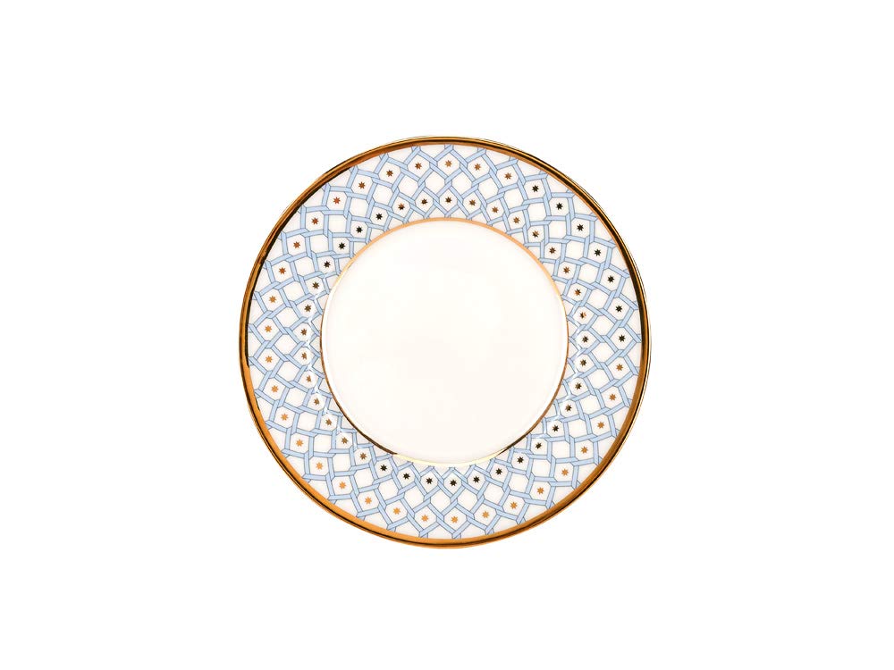 Lomonosov Bone China Porcelain TeaCup And Saucer Azur v.2 8.45 oz/250 ml