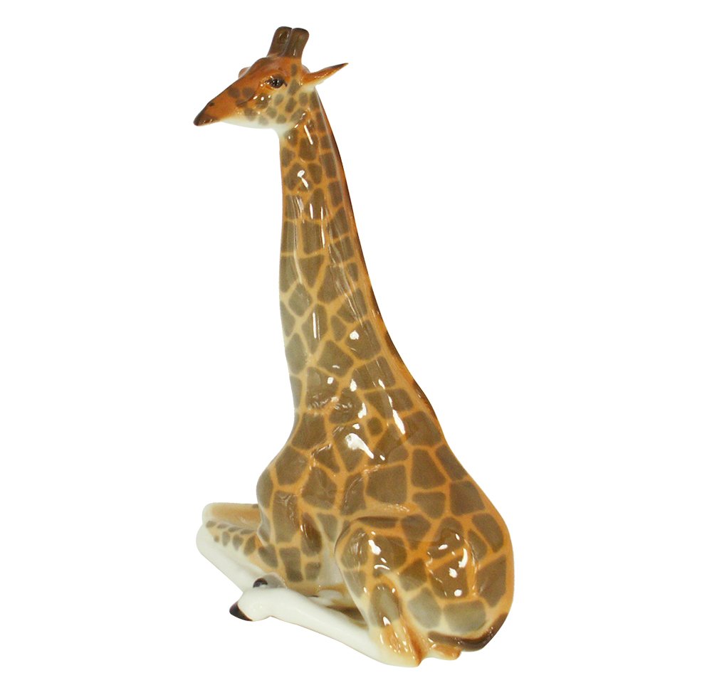 Giraffe Long Neck Lomonosov Porcelain Collectible Figurine