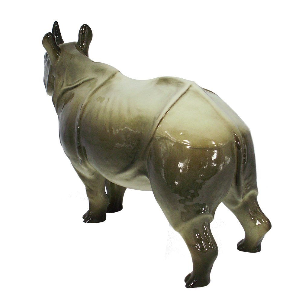 Rhinoceros Rhino Lomonosov Porcelain Collectible Figurine