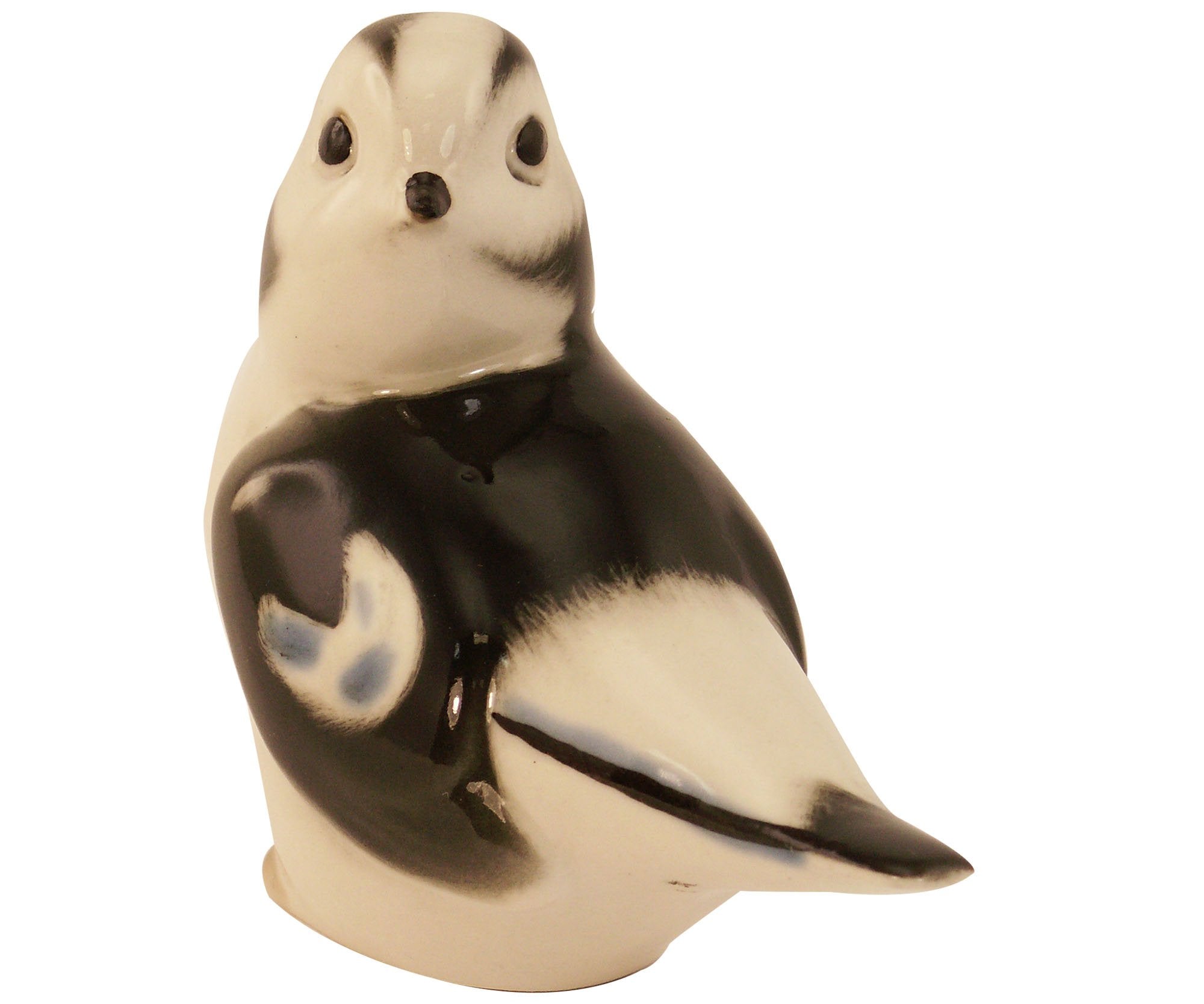Snow Bunting Bird 1 Lomonosov Porcelain Collectible Figurine