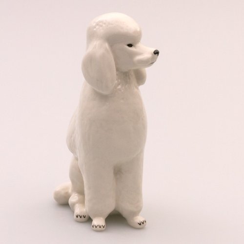 Imperial / Lomonosov Porcelain Figurine Poodle Dog