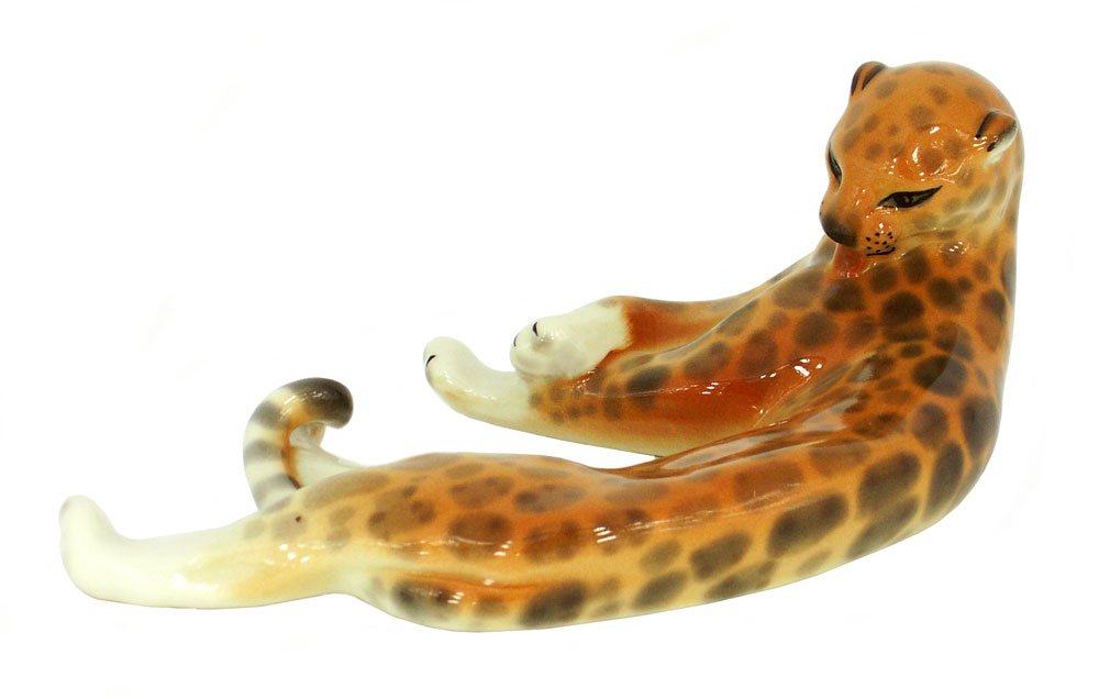 Jaguar Lomonosov Porcelain Collectible Figurine