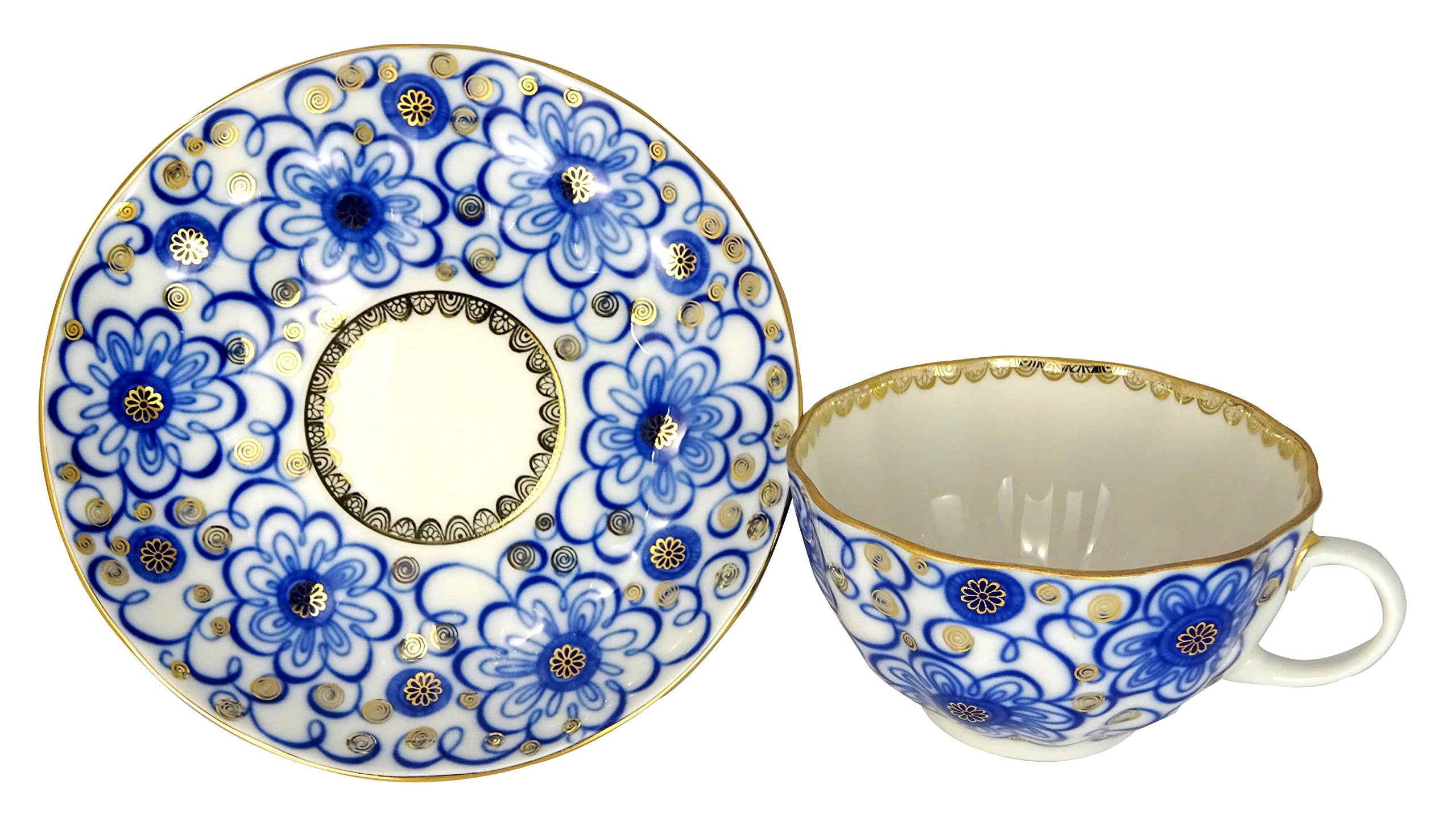 Lomonosov Imperial Porcelain Bindweed Drinkware Teaware Cups Collection