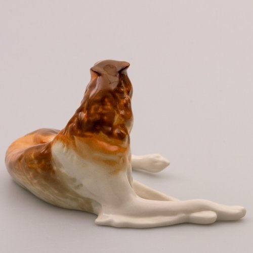 Imperial / Lomonosov Porcelain Figurine Greyhound Dog