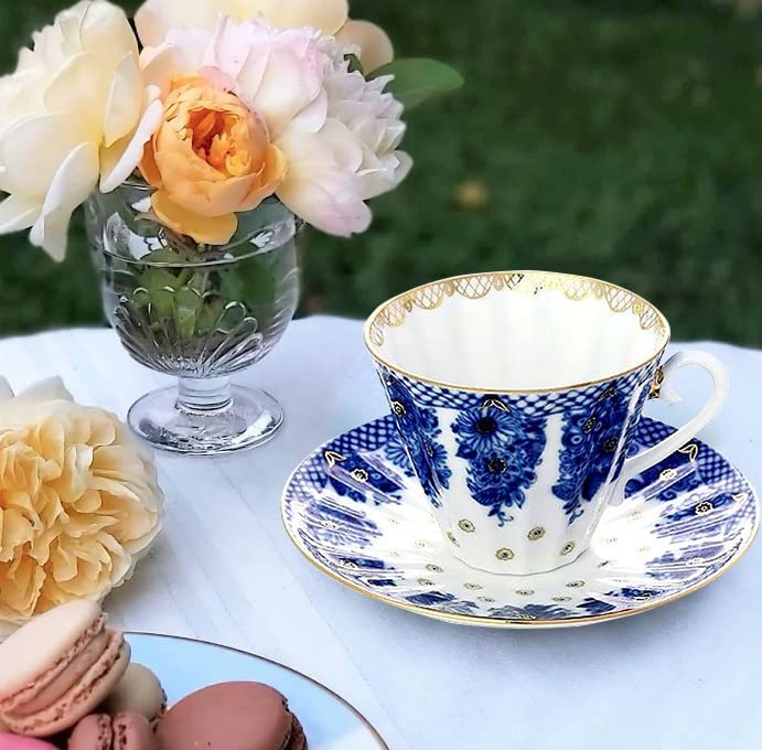 Imperial Lomonosov Porcelain Cup and Saucer Set Collection