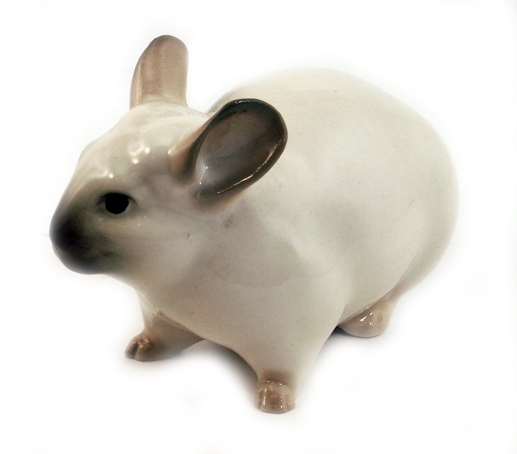 Lomonosov Porcelain Figurine Gray Sweet Chinchilla