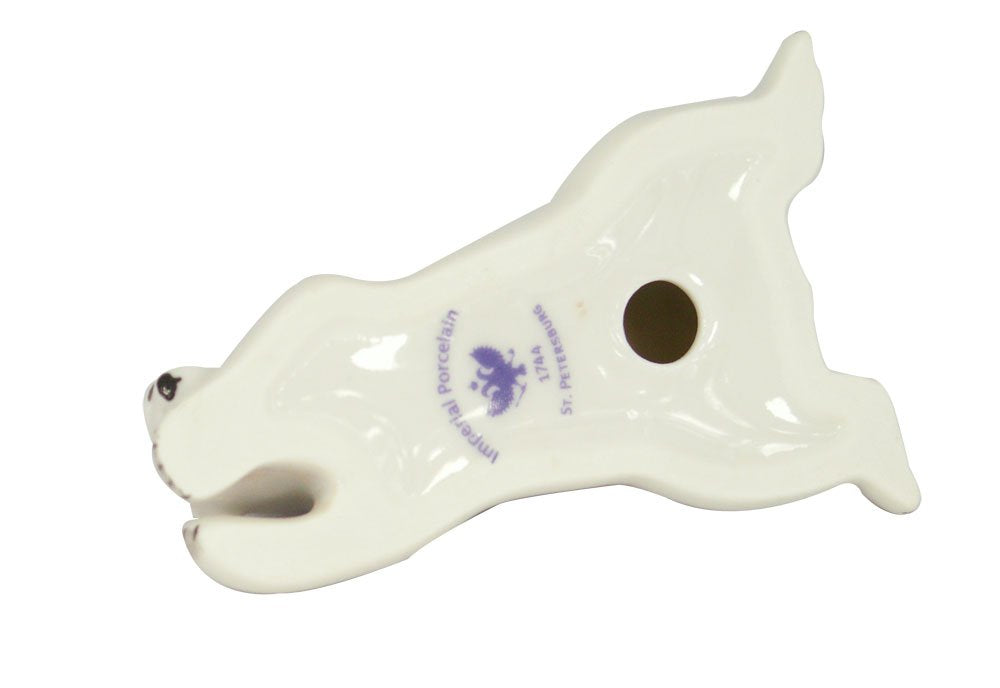 Polar Bear Mom with a Cub Lomonosov Porcelain Collectible Figurine