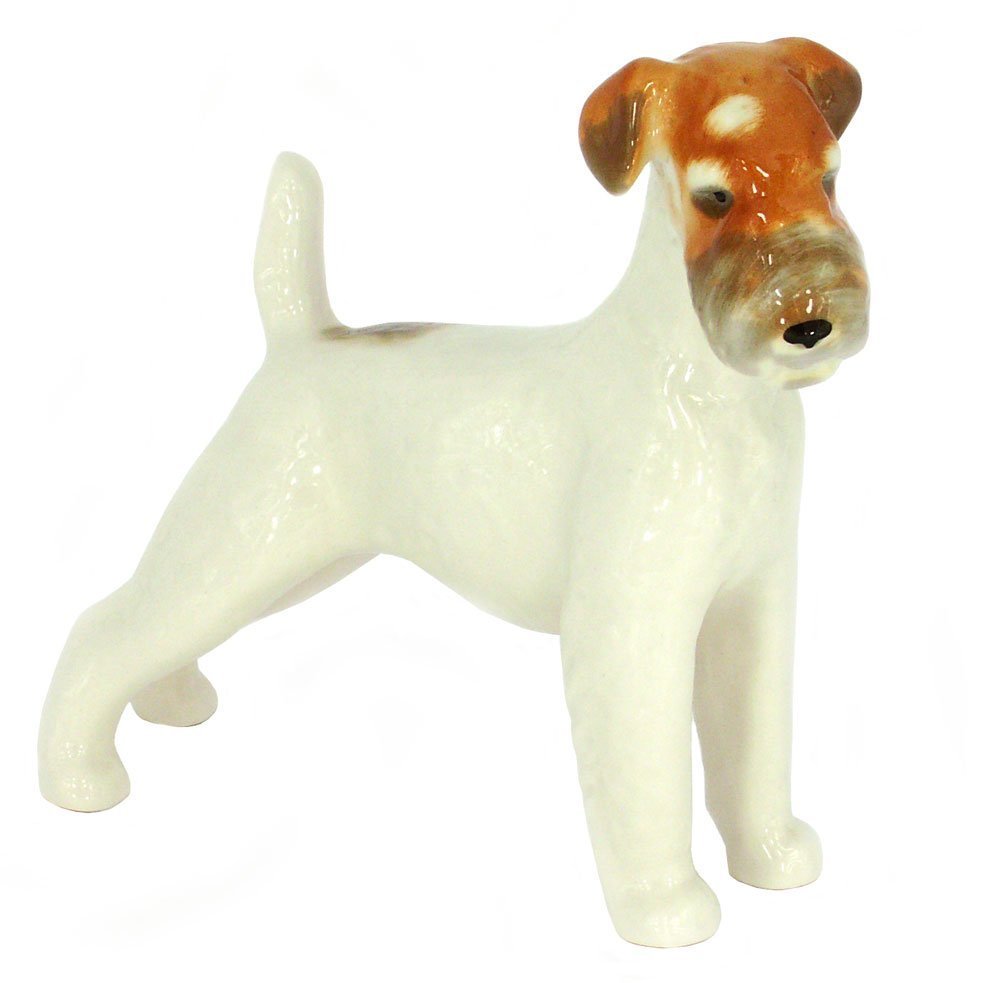 Terrier Dog Wire-haired Lomonosov Porcelain Collectible Figurine