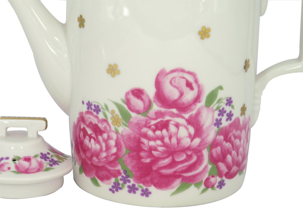 Lomonosov Porcelain Teapot Romantic Date 20.3 fl.oz/600 ml