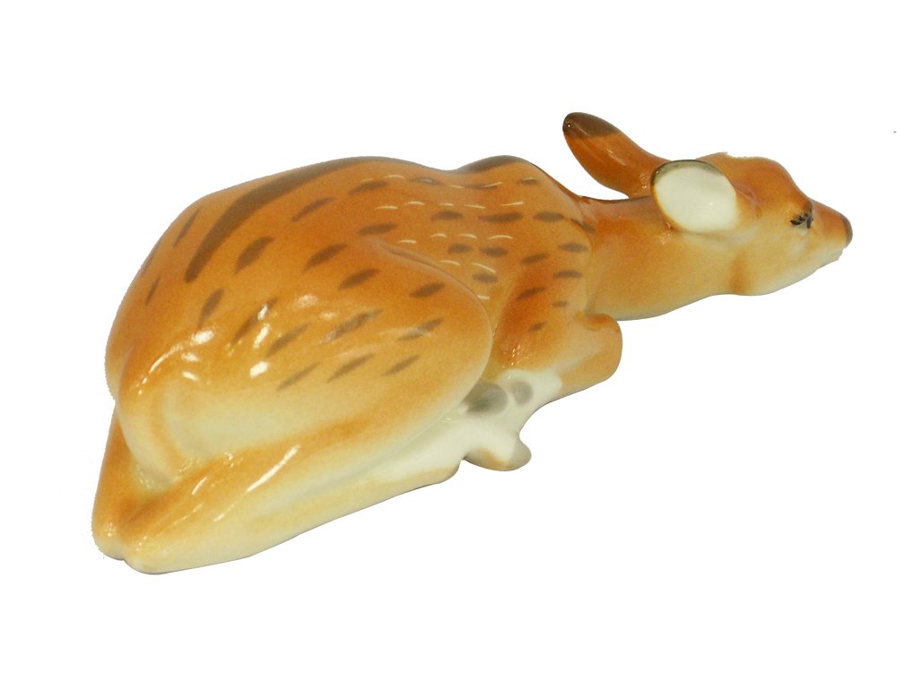 Fallow-Deer Young Baby Lomonosov Porcelain Collectible Figurine