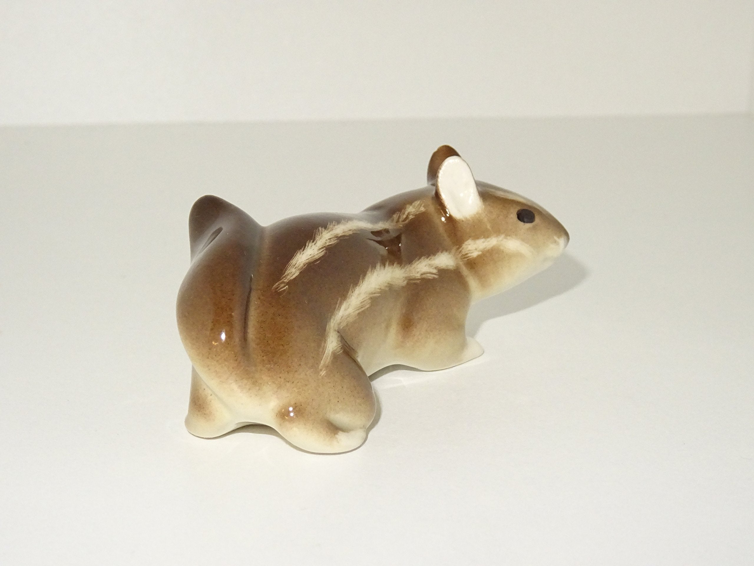 Porcelain Figurine Russian Chipmunk lomonosov IFZ Imperial Ceramic Statue 2