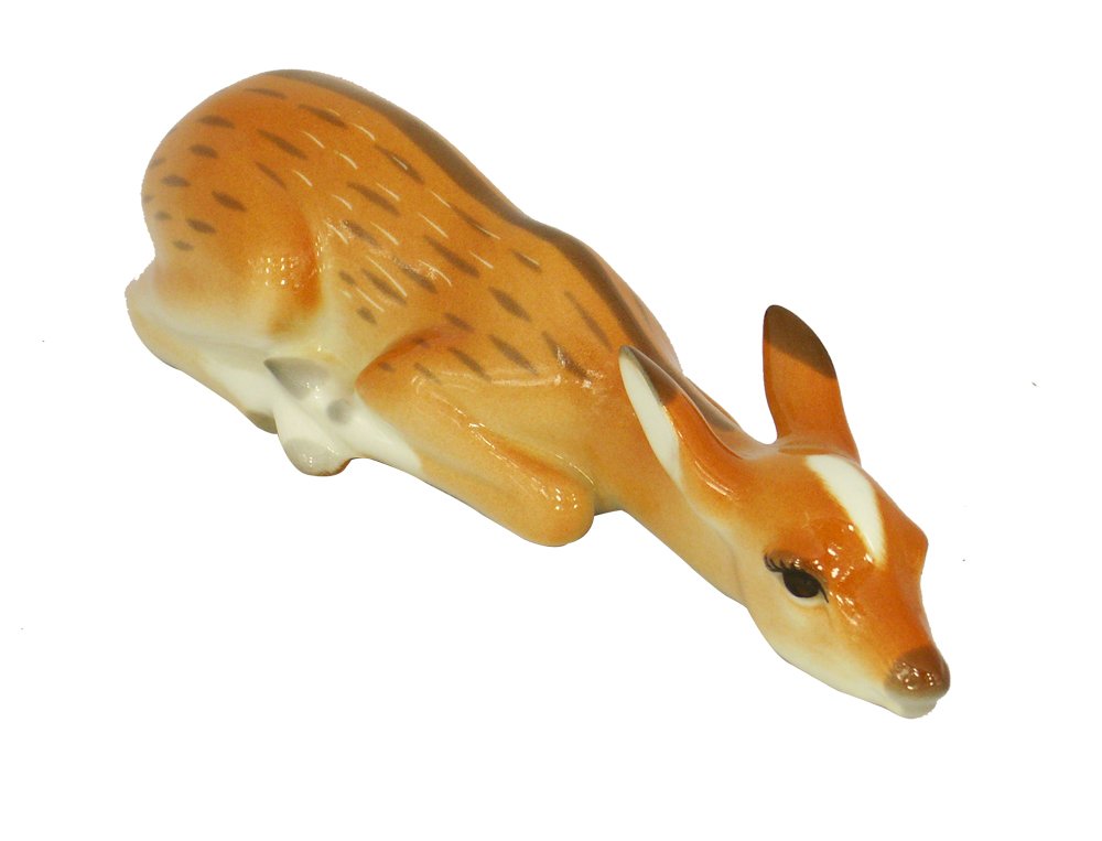 Fallow-Deer Young Baby Lomonosov Porcelain Collectible Figurine