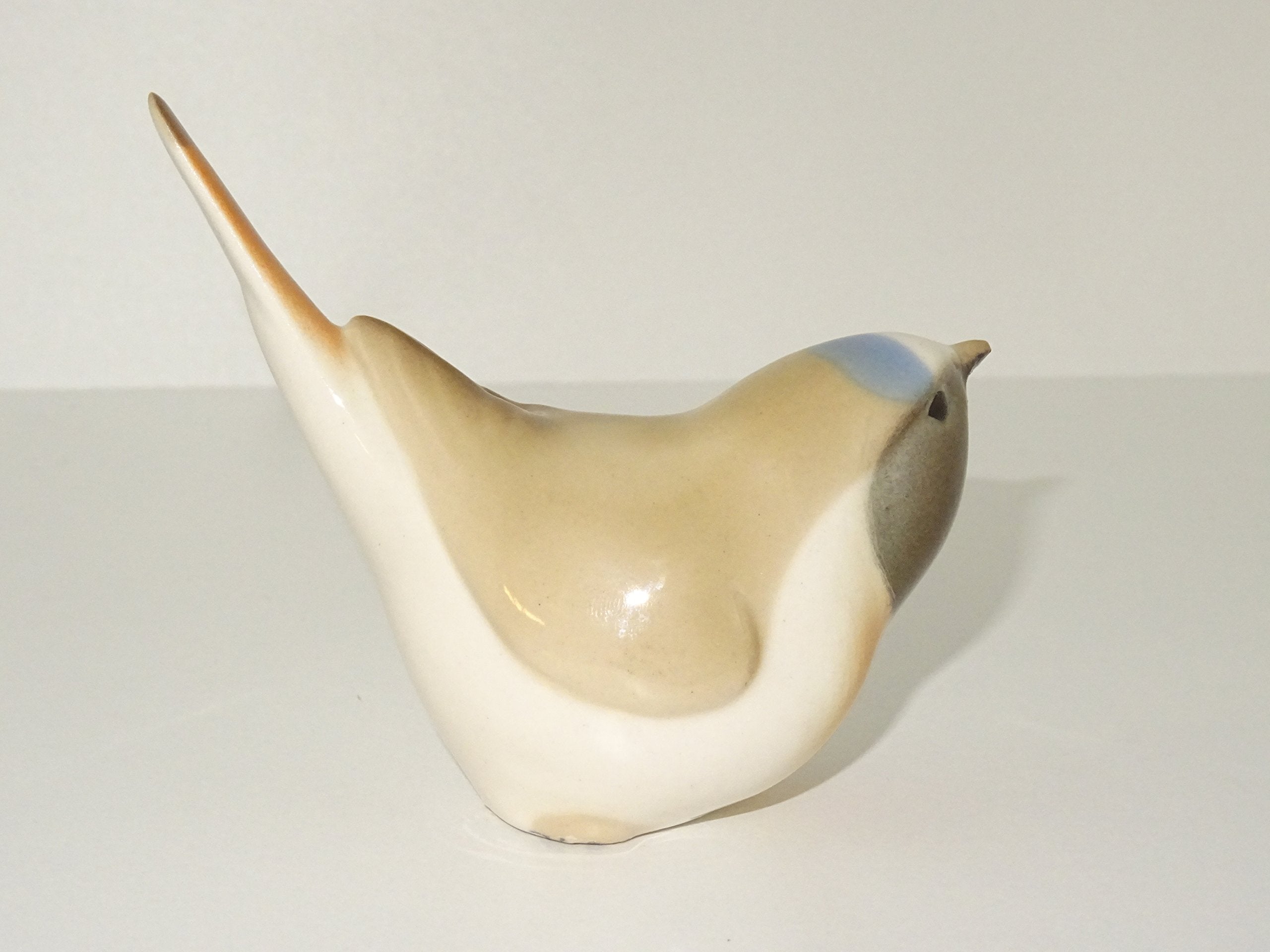 bird 3 Porcelain Figurine russian lomonosov IFZ imperial ceramic statue