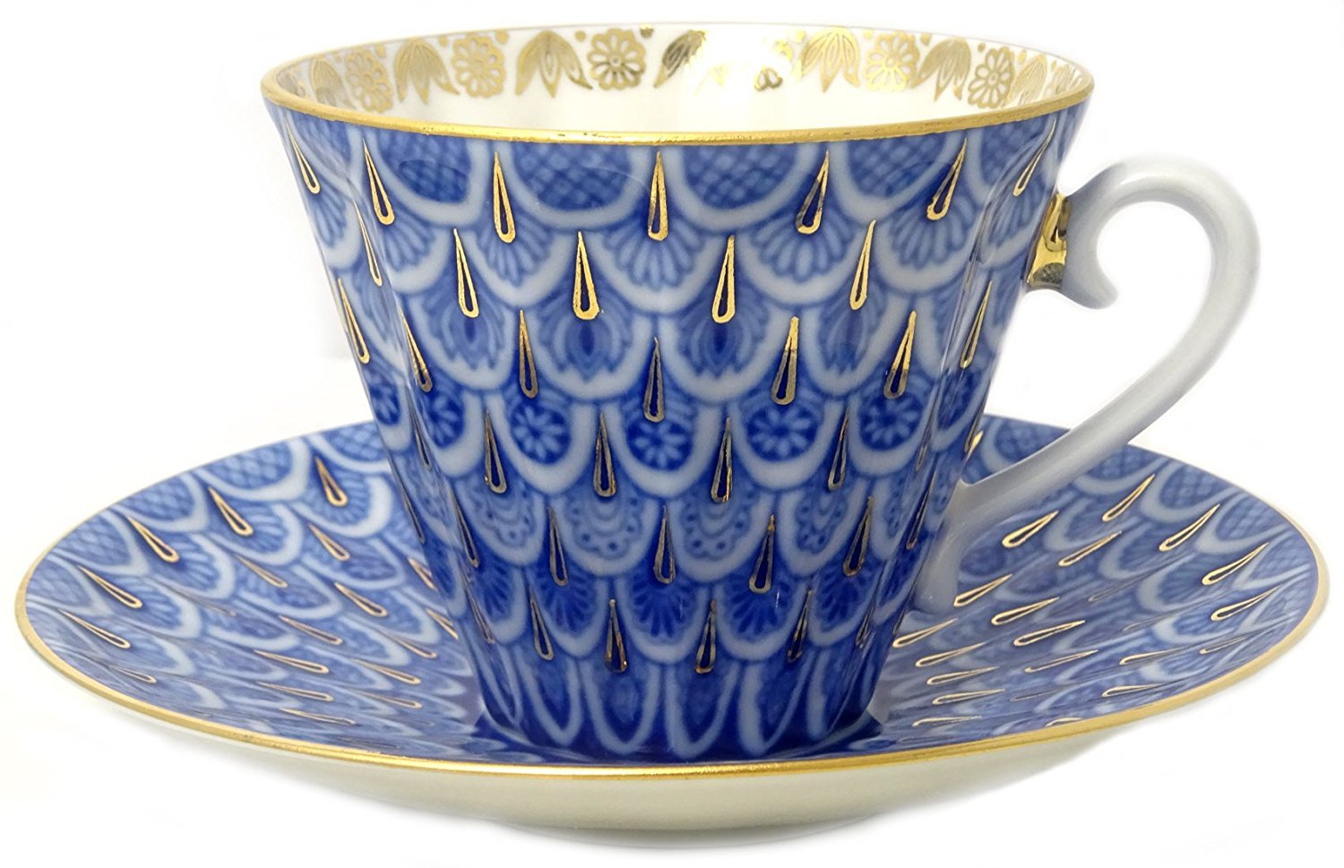 Imperial Lomonosov Porcelain Cup and Saucer Set Collection