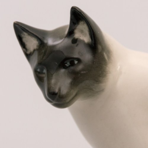 Imperial / Lomonosov Porcelain Figurine Siamese Cat