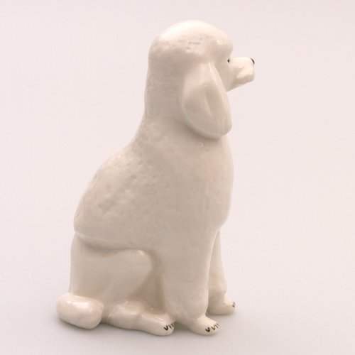 Imperial / Lomonosov Porcelain Figurine Poodle Dog