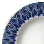 Lomonosov Porcelain Cake Dessert Plate Forget Me Not 7 inches