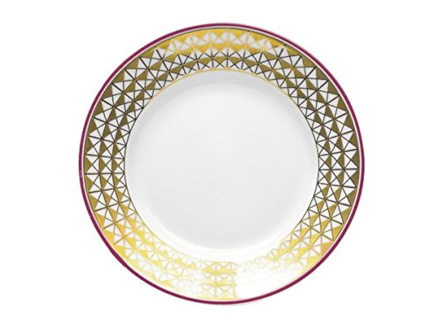 Lomonosov Porcelain Cake Dessert Salad Plate Golden Design 6.2"/160 mm