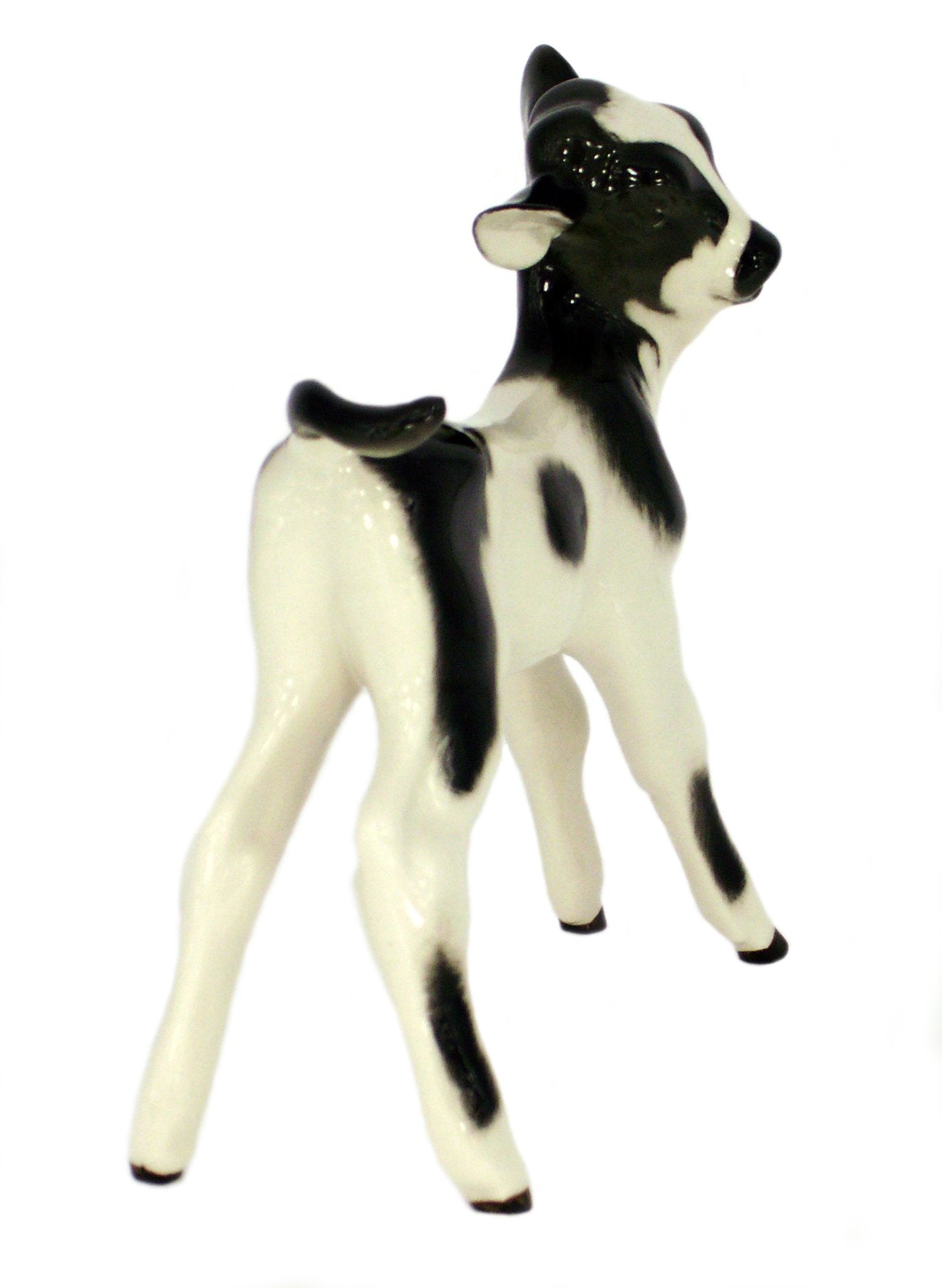 Cow Baby Bull-Calf Goby Lomonosov Porcelain Collectible Figurine