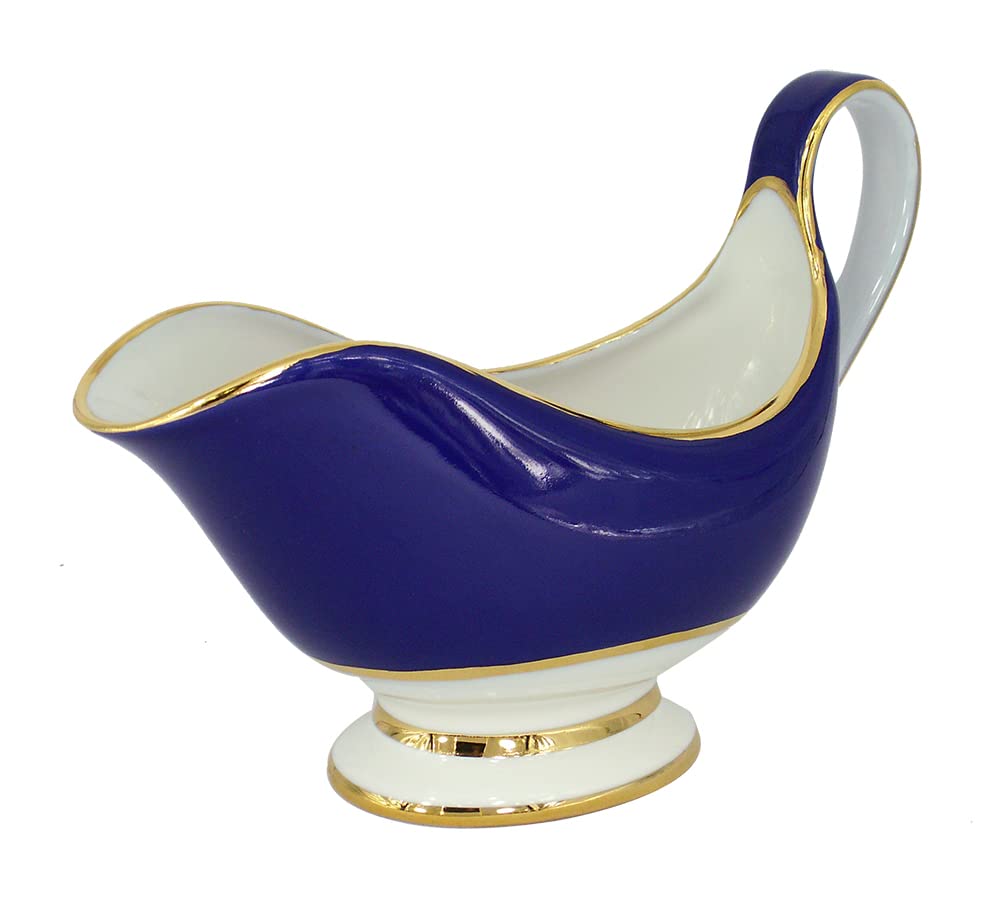 Lomonosov Porcelain Gravy Boat Alexandria Classic of Petersburg 9.5 fl.oz/280 ml