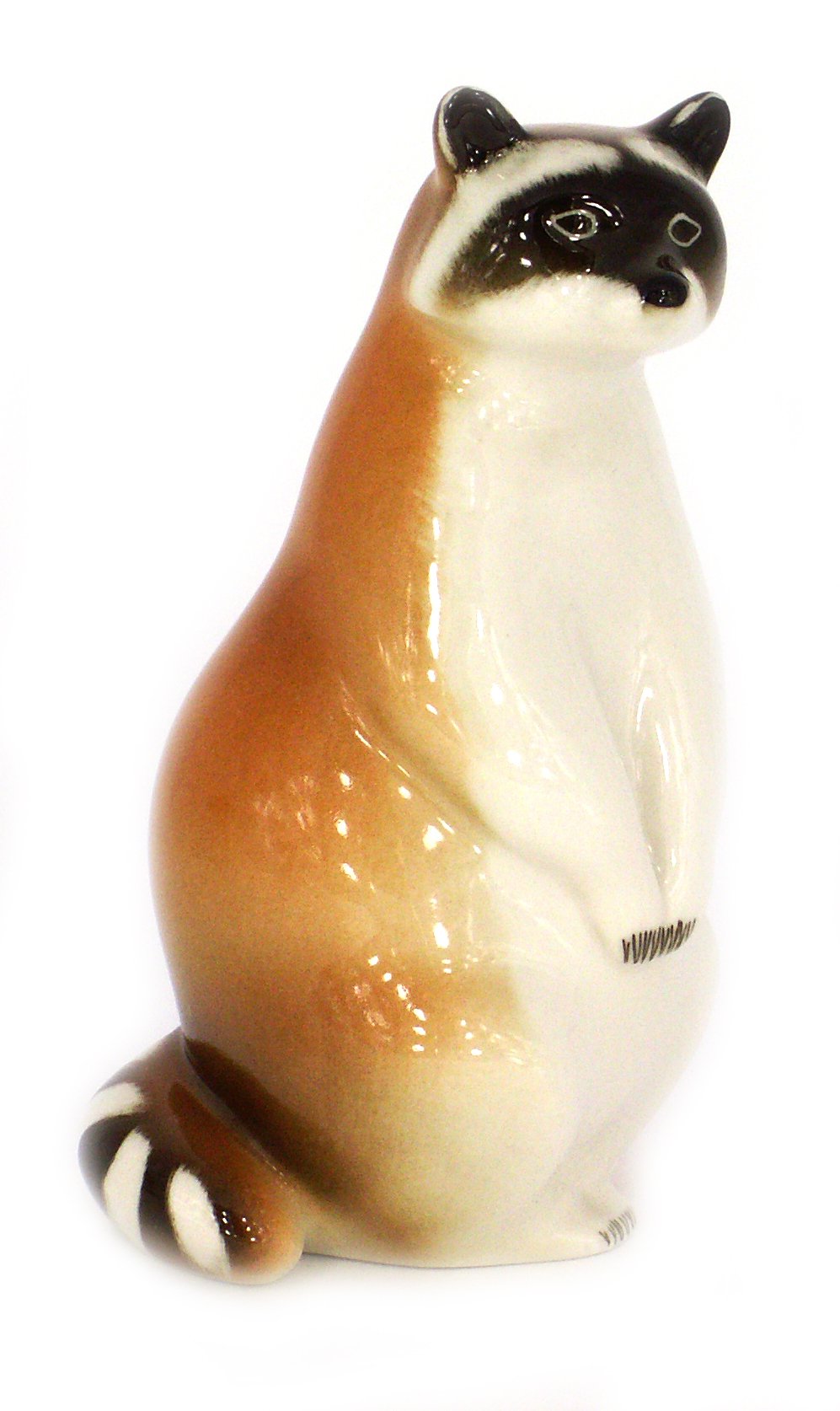Raccoon No.1 Standing Lomonosov Porcelain Collectible Figurine