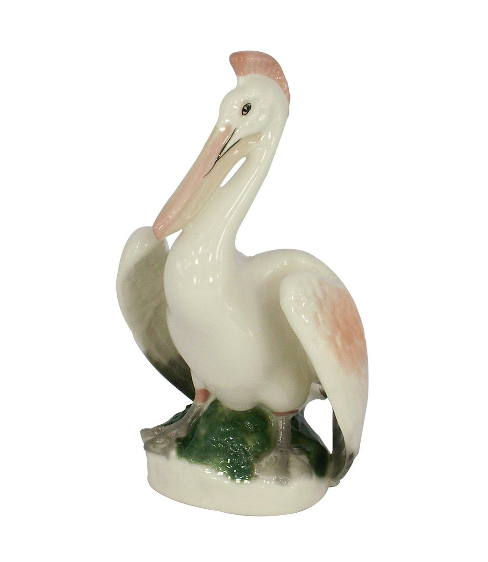 Pelican Bird Lomonosov Porcelain Collectible Figurine