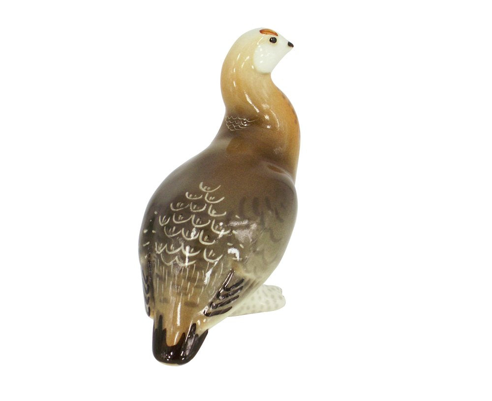 Willow Grouse Bird Lomonosov Porcelain Collectible Figurine