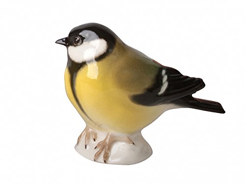 Tomtit Titmouse Black-Headed Lomonosov Porcelain Figurine