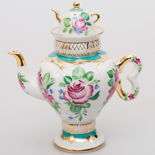 Imperial / Lomonosov Porcelain Brewing Teapot "Sunny Day"