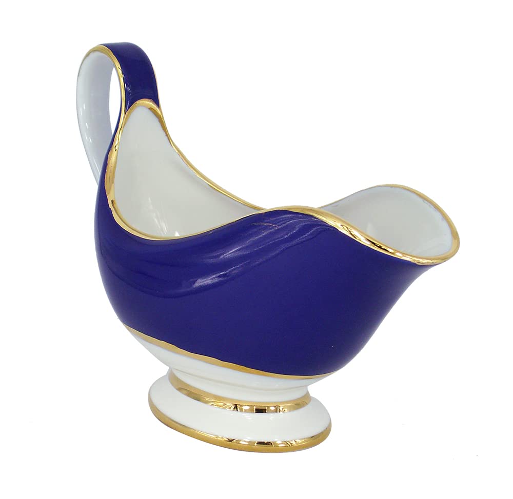 Lomonosov Porcelain Gravy Boat Alexandria Classic of Petersburg 9.5 fl.oz/280 ml