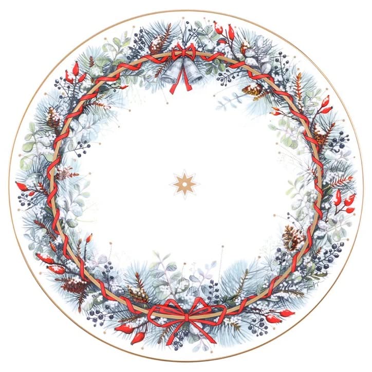 LOMONOSOV PORCELAIN SERVING PLATTER KALENDA 32 cm 12.6"