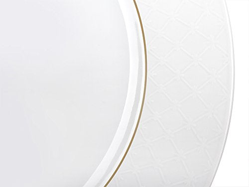 Golden Omega Net Dinner Plate 9.8"/250 mm Lomonosov Imperial Porcelain Factory