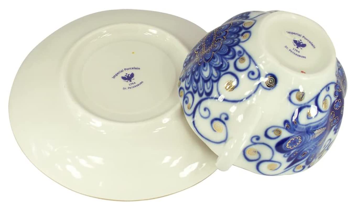 Imperial Lomonosov Porcelain Cup and Saucer Set Collection