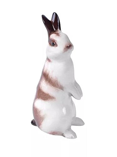 Lomonosov Porcelain Collectible Figurine Easter Bunny Rabbit Standing