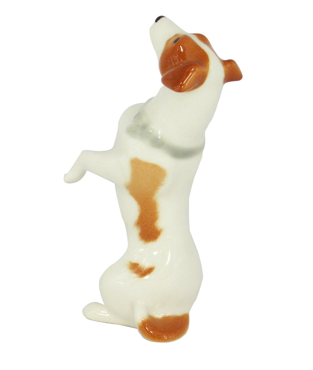 Jack Russell Terrier Dog Lomonosov Porcelain Collectible Figurine