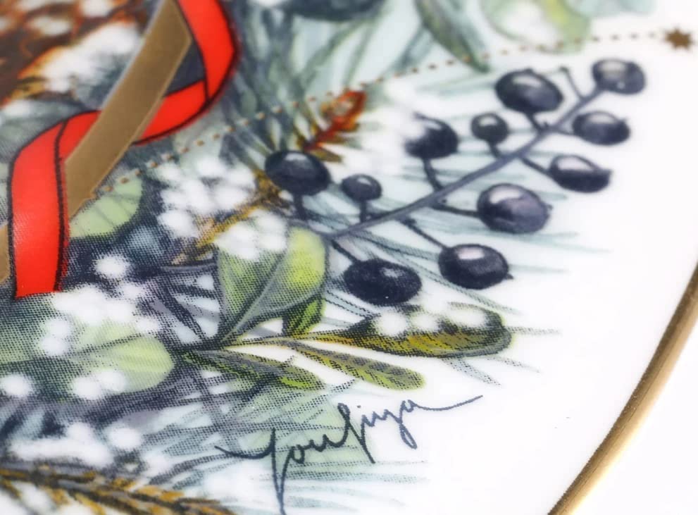 LOMONOSOV PORCELAIN DINNER PLATE KALENDA 20 cm 7.9"