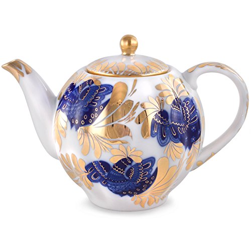 Imperial Porcelain Teapot Golden Garden