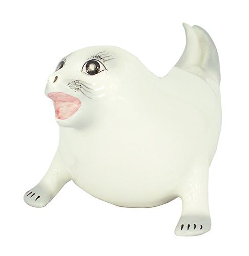 Lomonosov Porcelain Collectible Figurine Baby Seal White