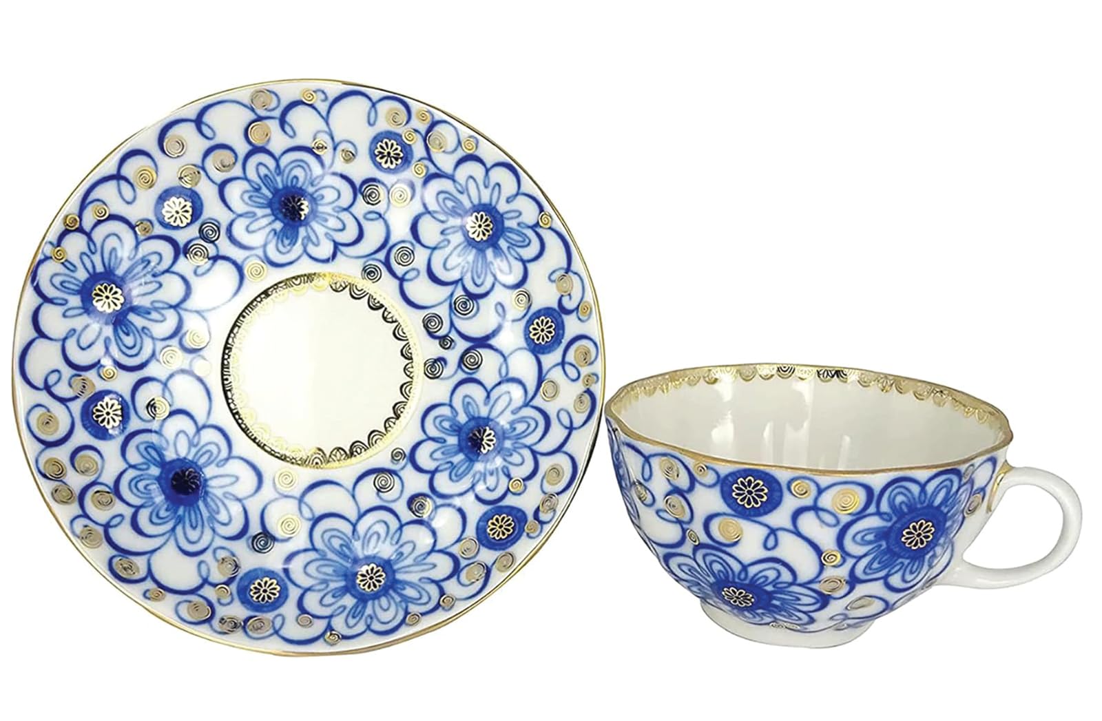 Imperial Lomonosov Porcelain Cup and Saucer Set Collection