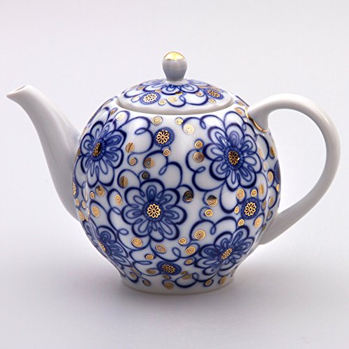 Imperial/Lomonosov Porcelain 'Bindweed' Tea Set 20 pc. for 6 persons