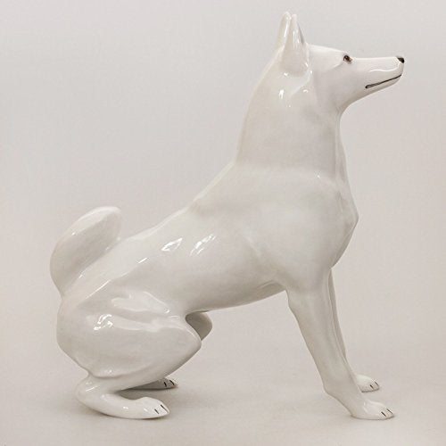 Husky Figurine. Imperial Porcelain Factory
