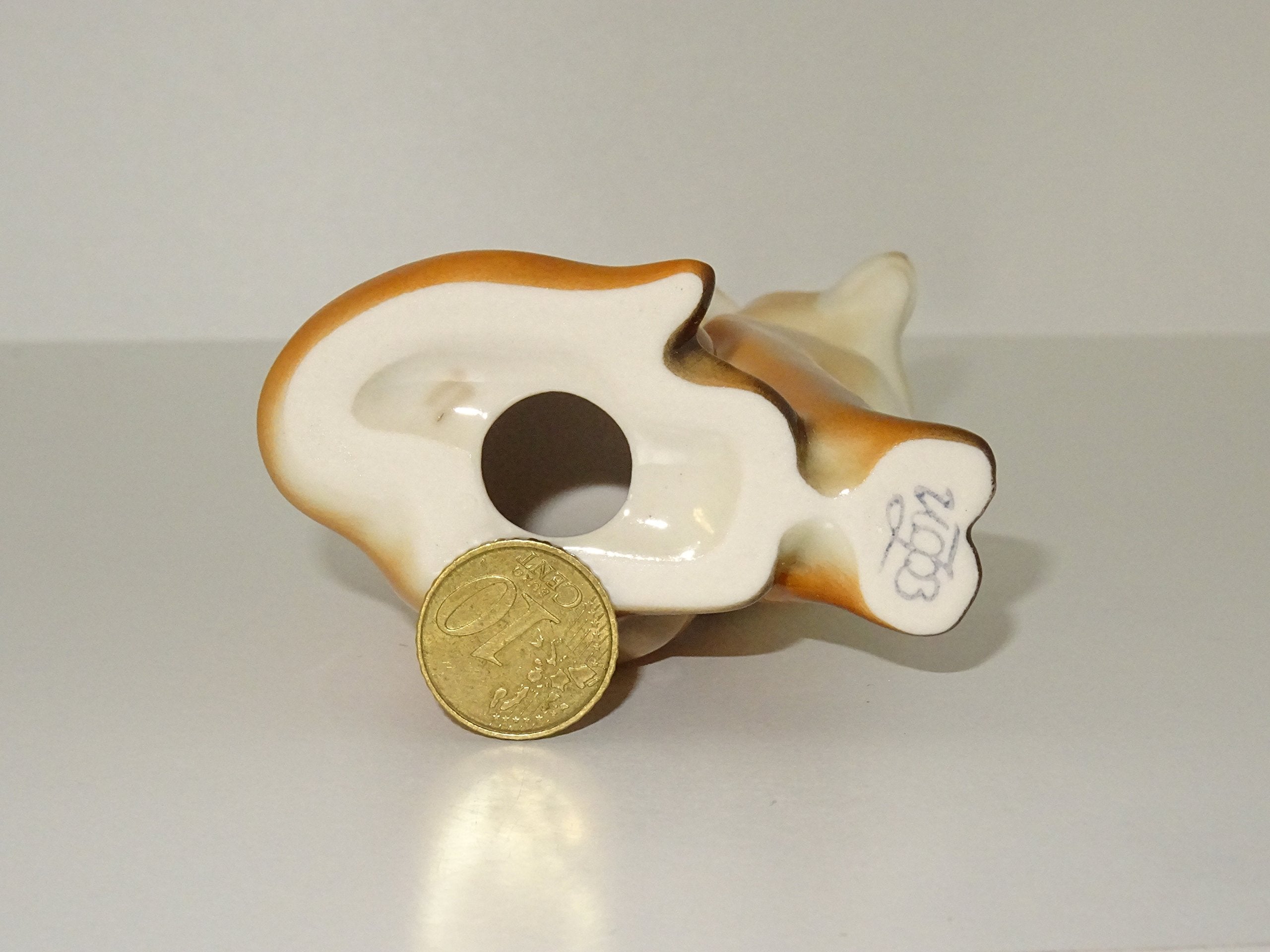 fox Porcelain Figurine russian lomonosov IFZ imperial ceramic statue