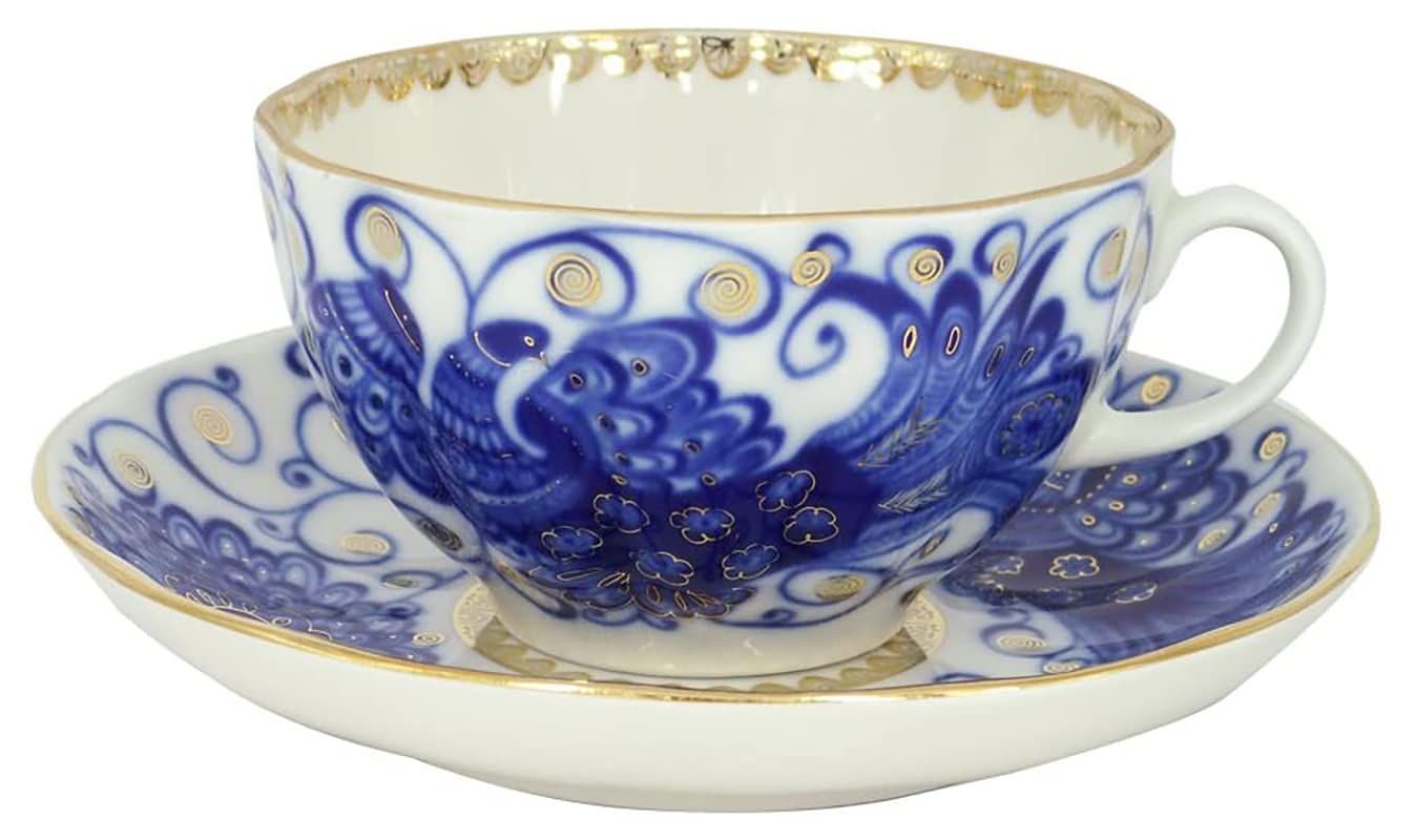 Imperial Lomonosov Porcelain Cup and Saucer Set Collection