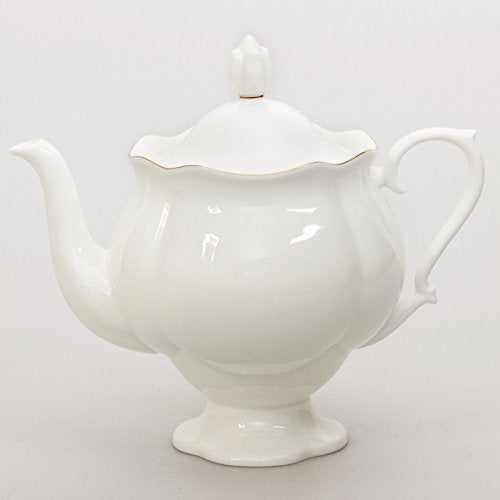 Imperial / Lomonosov Porcelain Brewing Teapot 'Golden Ribbon'