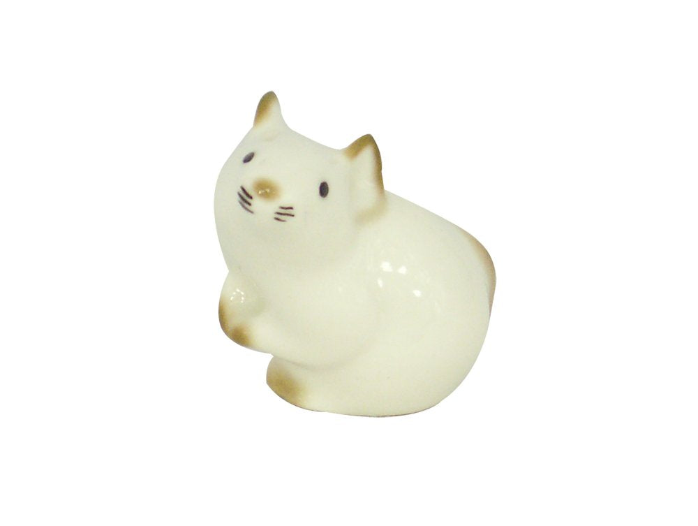 Mouse White Tiny Lomonosov Porcelain Collectible Figurine