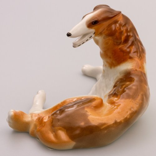 Imperial / Lomonosov Porcelain Figurine Greyhound Dog