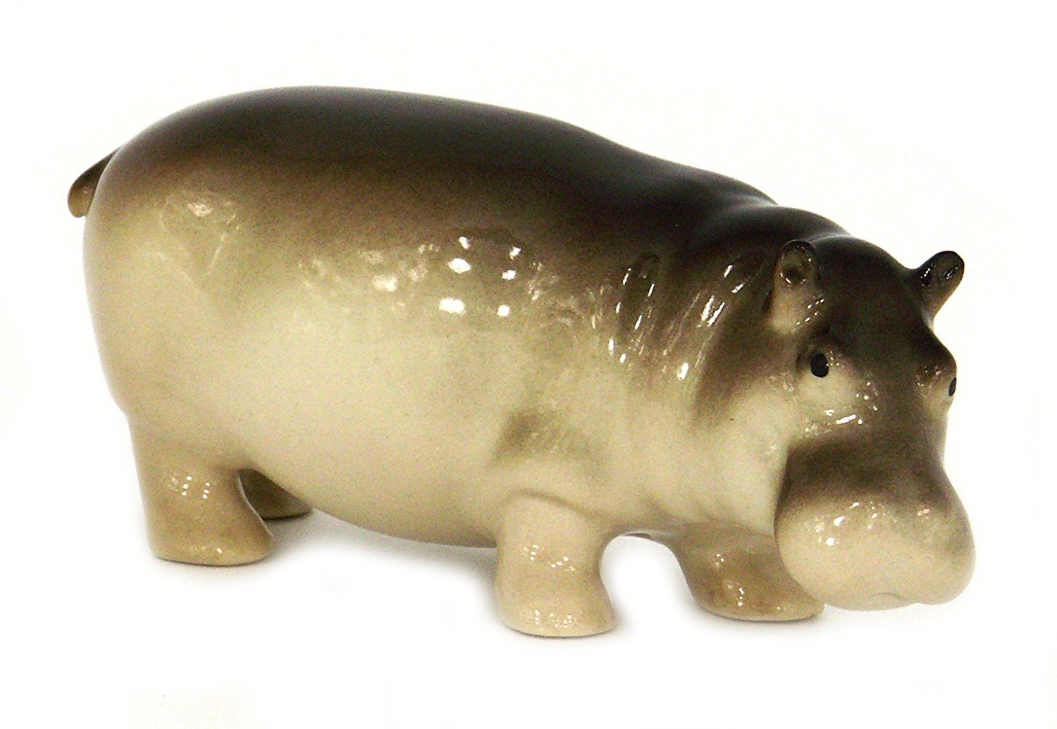 Hippopotamus Female Lomonosov Porcelain Collectible Figurine