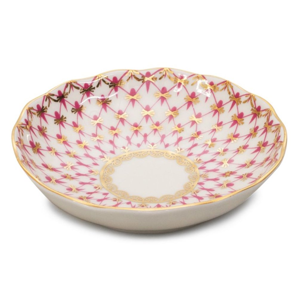 Imperial / Lomonosov Porcelain Jam Dish 'Net-blues'
