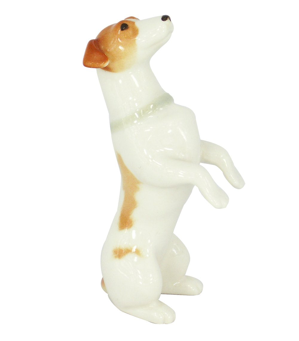 Jack Russell Terrier Dog Lomonosov Porcelain Collectible Figurine